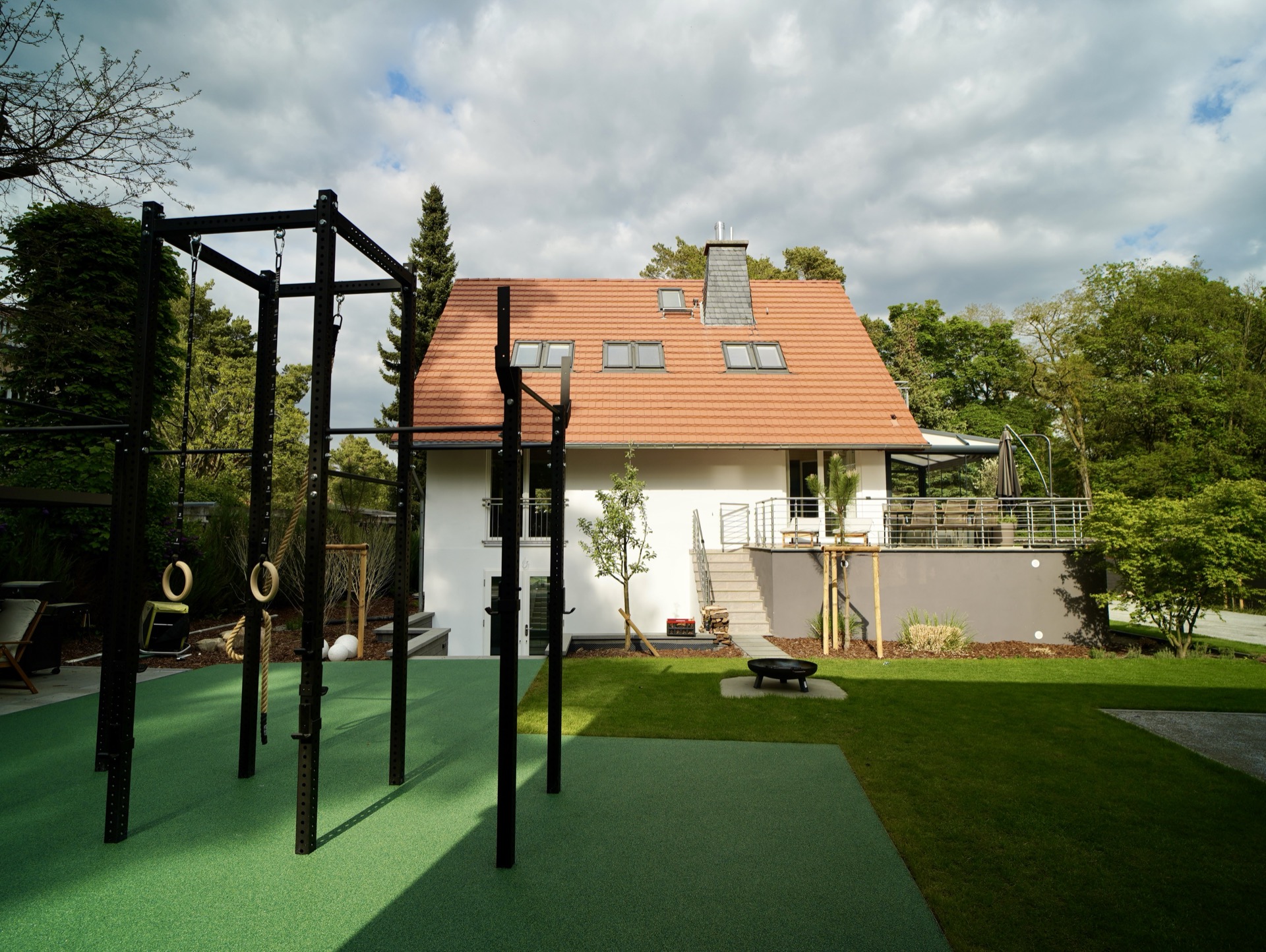 Crosslake Potsdam — Haus mit Outdoor-Rig
